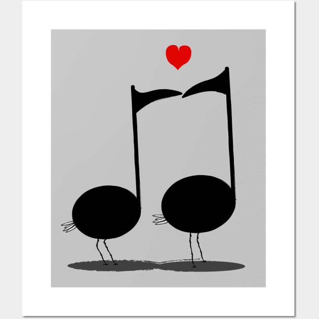 Love Song Wall Art by downsign